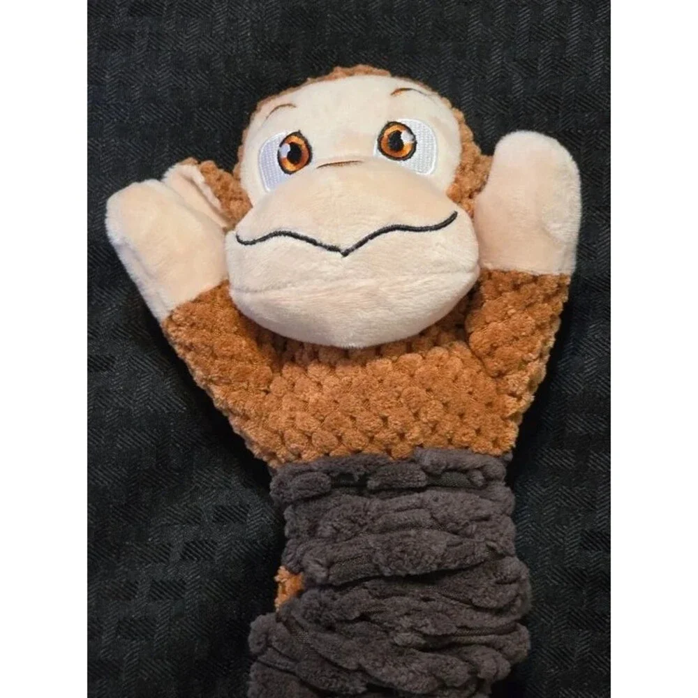 Dog Squeaky Toy Monkey Shaped Dog Toy for Aggressive Chewers